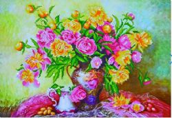 DIAMOND DOTZ  ROSES ÉLÉGANTES - DIAMOND PAINTING - PEINTURE À DIAMOND